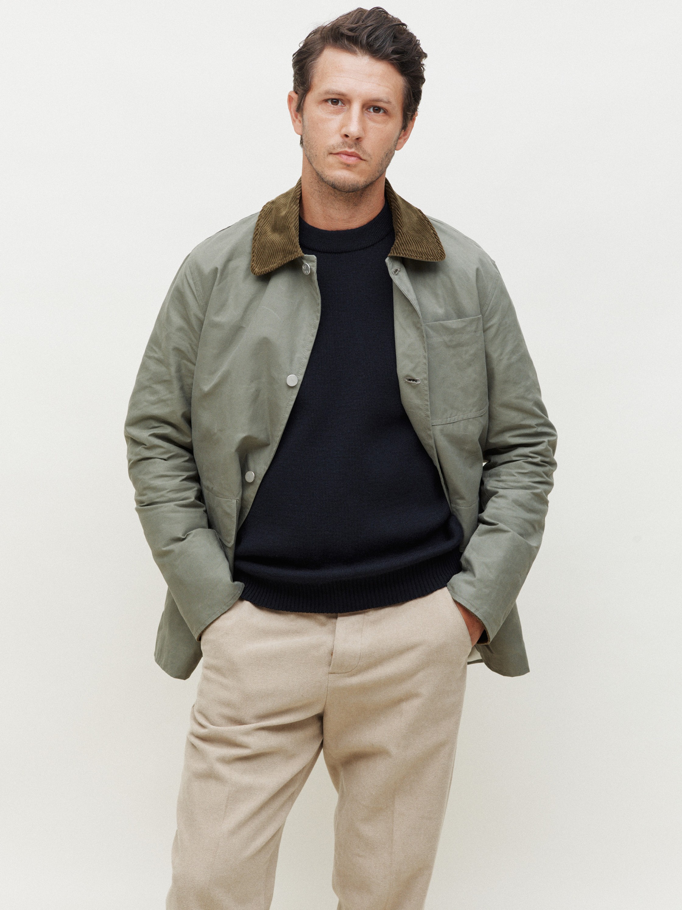 Waxed cotton jacket