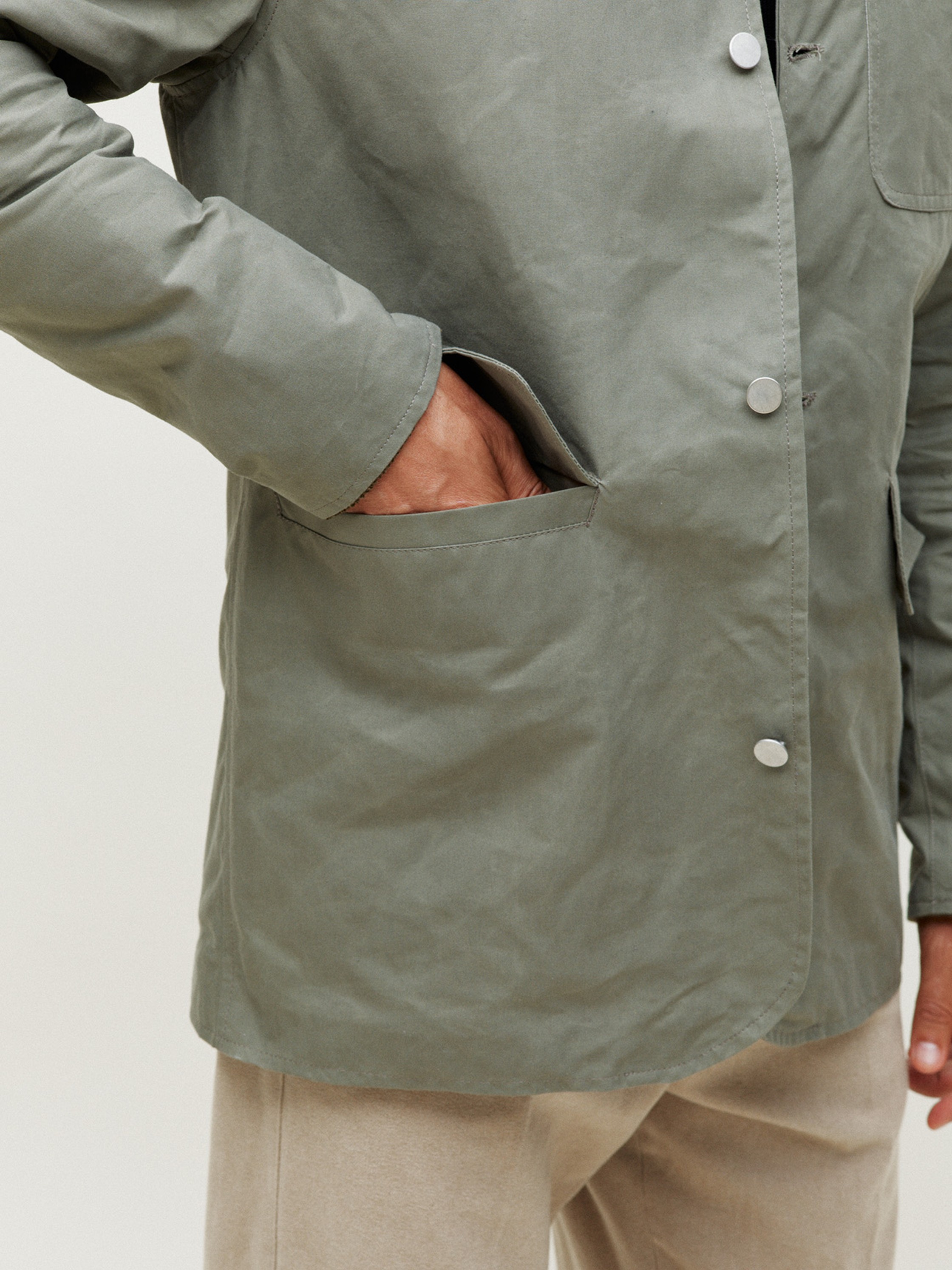 Waxed cotton jacket